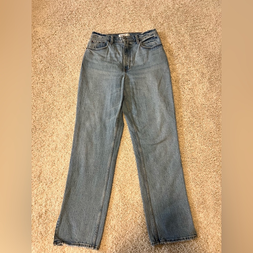 Abercrombie & Fitch Light Blue High Rise Jeans